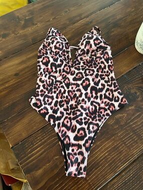 Animal print swimsuit